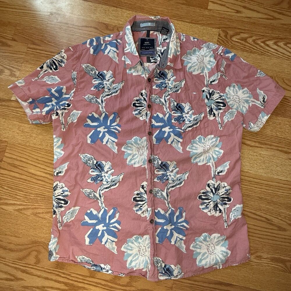 MBX Premium Goods Tropical Collection Shirt. Men’s Size XL Floral Hawaiian